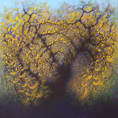 Willow - painted by Alan Moloney - 102cm x 102cm . Oil on Canvas
